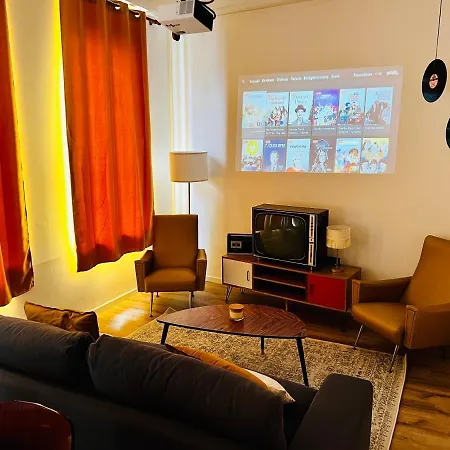 Le Vintage 70's, 4 A 6 Pers, Centre-ville Apartmán